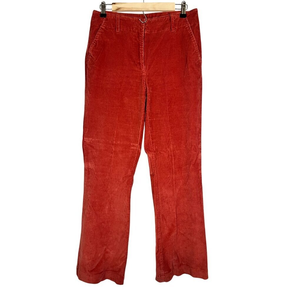 Retro Corduroy Pant Wide Leg‎ Pink 14 Preppy Tech Granola Old Money Utility 80s